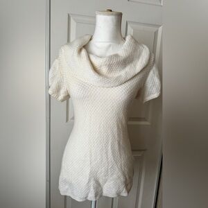 Eggshell white knit turtle neck sweater, found in a shop in Florence